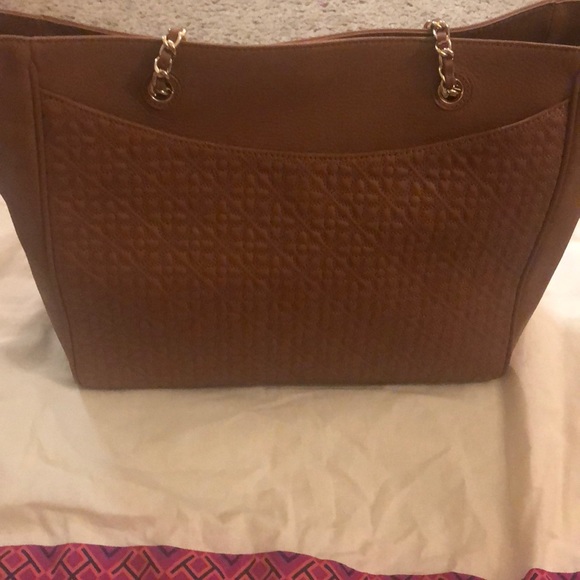 Brand new Tory Burch Tote bag in luggage color - Picture 5 of 7